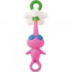 Pikman Pink Flower Ver. Mini Mascot Fastener Charm
