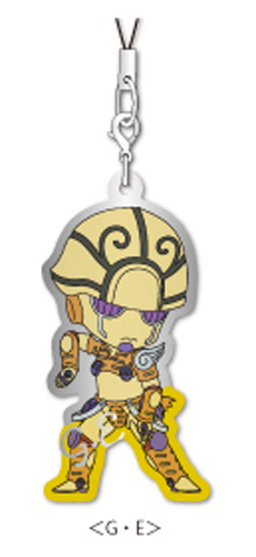 Jojo's Bizarre Adventures Gold Experience Metal Phone Strap