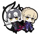 Fate Grand Order Saber Alter and Avenger Jeanne Alter Rubber Mascot Buddycolle Phone Strap