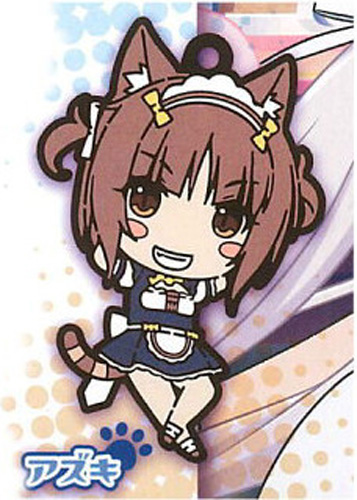 Nekopara Azuki Stand Stones Rubber Key Chain
