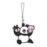 Ranma 1/2 P-chan, Genma and Shampoo Rubber Cell Phone Strap
