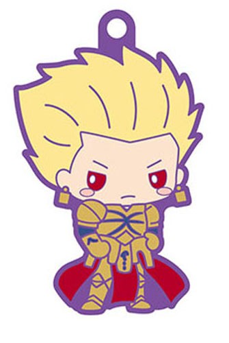 Fate Grand Order X Sanrio Gilgamesh Rubber Key Chain