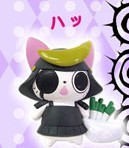 Nyanpire Mascot Fastener Charm Warrior w/ Leeks