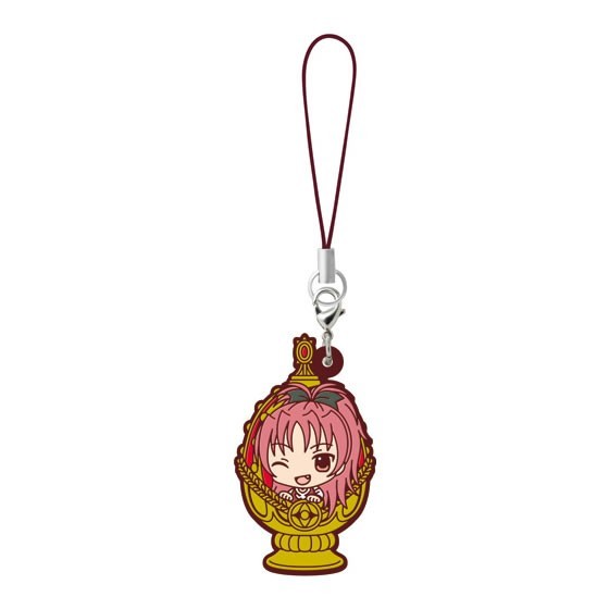 Puella Magi Madoka Magica Kyoko Soul Gem Rubber Phone Strap picture