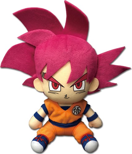 Dragonball Z Super 7'' SSG Goku Sitting Plush Doll picture