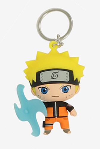 Naruto Shippuden Naruto w/ Rasengan Series 1 Foam Figural Mascot Key Chain picture