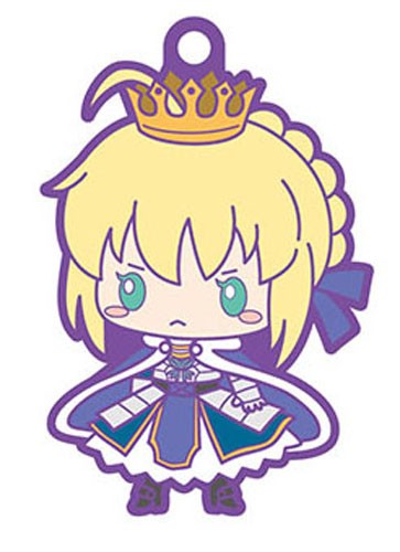 Fate Grand Order X Sanrio Saber Alteria Pendragon Rubber Key Chain
