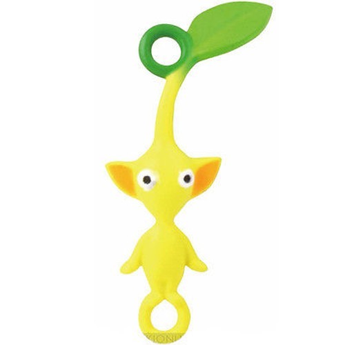 Pikman Yellow Leaf Ver. Mini Mascot Fastener Charm picture