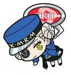 Persona 5 Caroline Ufo Acrylic Key Chain