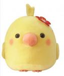 Kotori Tai Fluffy Birds 12'' Lutino Cockatiel With Hawaiian Flower Amuze Prize Plush