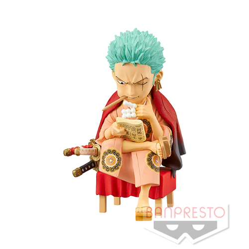 One Piece 3'' Zoro Kimono WCF Banpresto Trading Figure picture