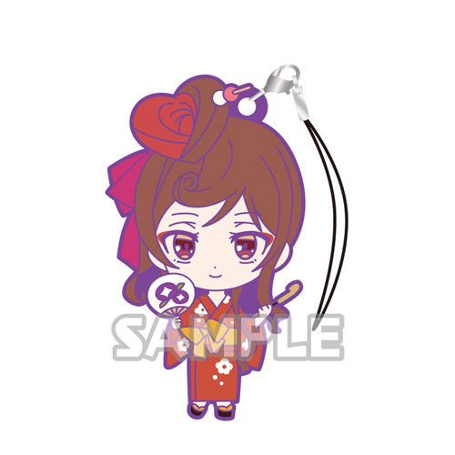 Zombie Land Saga Yuugiri Yukata Festival Gashapon Rubber Phone Strap