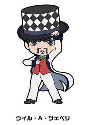 Jojo's Bizarre Adventure William A Zeppeli Rubber Phone Strap