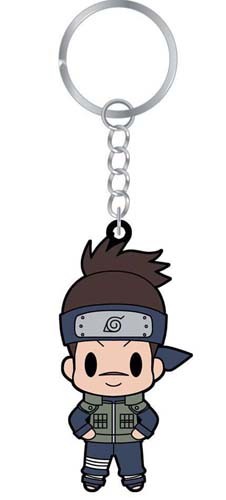 Naruto Shippuuden Rubber Key Chain Iruka picture