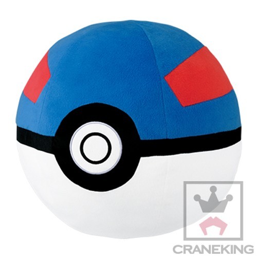 Pokemon 14'' Great Ball Pokeball Banpresto Prize Plush picture