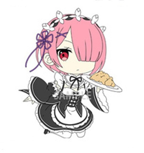 Re:Zero kara Hajimeru Isekai Seikatsu Ram Rubber Phone Strap picture