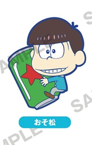 Osomatsu-san Osomatsu w/ Soda Rubber Phone Strap