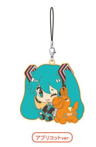 Vocaloid Cute Rody Hatsune Miku Apricot Rubber Phone Strap