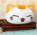 Nemuneko 12'' Smiling Calico Sleeping Cat Plush