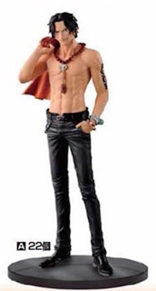 One Piece 6'' Ace Jeans Freak Black Ver. Banpresto Prize Figure picture