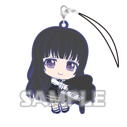 Bang Dream Shirokane Rinko Holding Item Glitter Ver. Rubber Phone Strap