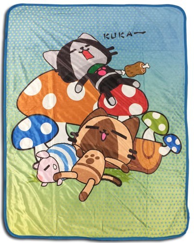 Monster Hunter Felines Fleece Throw Blanket picture