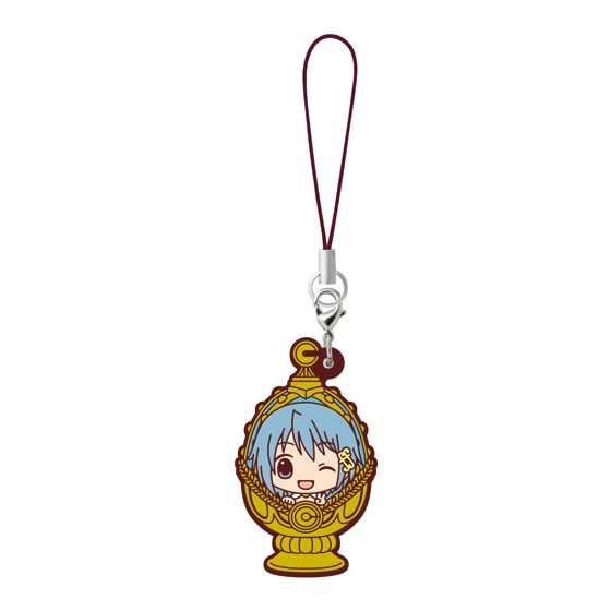 Puella Magi Madoka Magica Sayaka Soul Gem Rubber Phone Strap picture