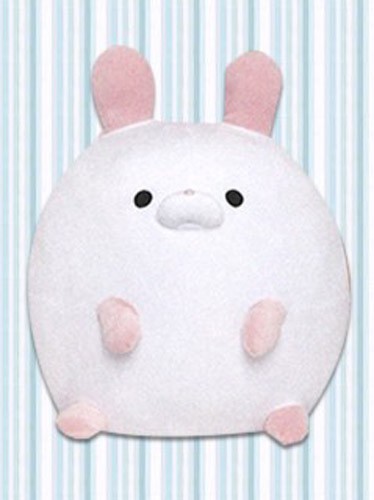 Mochi Animals 12'' White Bunny Squishy Prize Plush picture