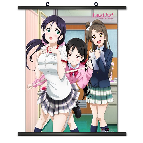 Love Live Classroom Measurements Group Wall Scroll Poster picture