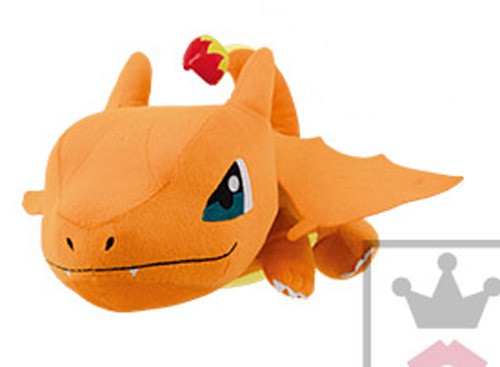 Pokemon 10'' Charizard Bellyflop Banpresto Prize Plush picture