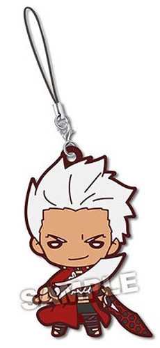 Fate Stay Night Archer Nitotan Rubber Phone Strap