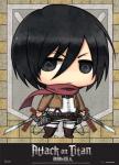 Attack on Titan Mikasa Chibi Wall Scroll