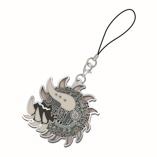 Monster Hunter Radobaan Vol. 2 Metal Stained Glass Icon Phone Strap picture
