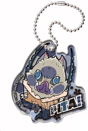 Demon Slayer Hashibira Inosuke Boar Ver. Pita! Deforme Acrylic Keychain Vol. 2
