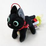 Kiki's Delivery Service 3'' Jiji on Broom Prize Plush Key Chain