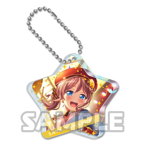 Bang Dream Saya Yamabuki Idol Ver. Poppin' Party Star Acrylic Key Chain