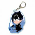 Yu Yu Hakusho Hiei Black Outfit Running with Puu Acrylic Key Chain