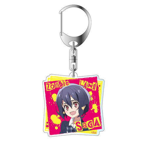 Zombie Land Saga Mizuno Ai Idol Ver. Acrylic Square Key Chain