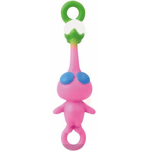 Pikman Pink Bud Ver. Mini Mascot Fastener Charm