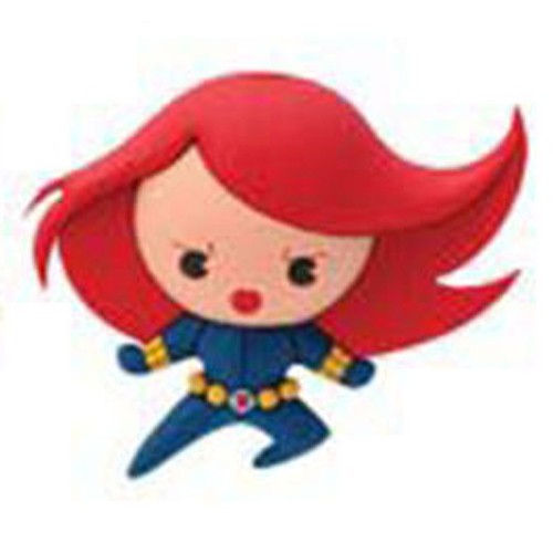 Marvel Black Widow Figural Rubber Key Chain picture