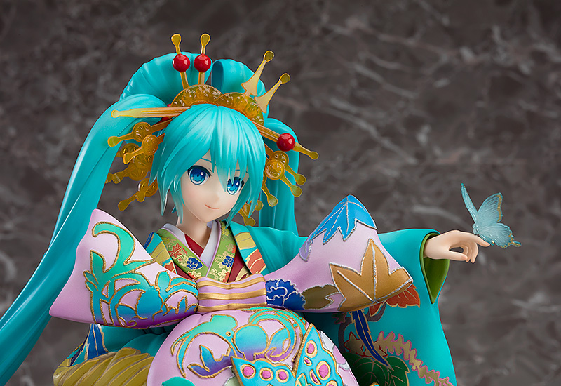 Vocaloid Hatsune Miku Chokabuki Kuruwa Kotoba Awase Kagami Ver. 1/7 Scale Figure picture