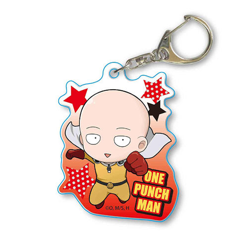 One Punch Man Saitama Happy Acrylic Key Chain picture