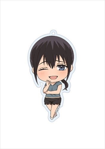 Welcome to Ballroom! Shizuku Hanaoka Practice Clothes Acrylic Trading Key Chain