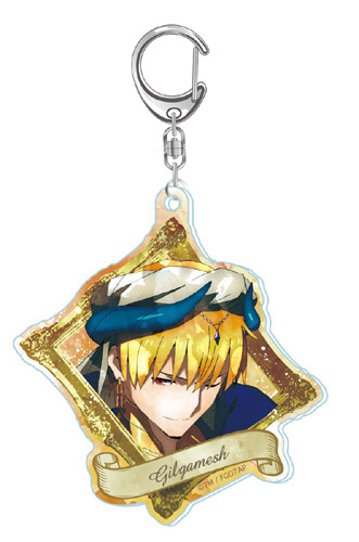 Fate Grand Order Caster Gilgamesh Acrylic Key Chain picture