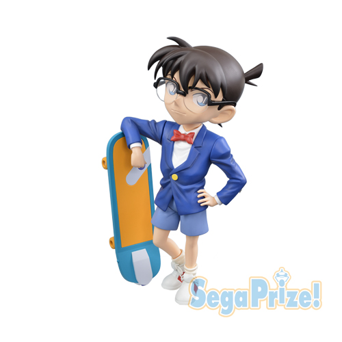 Case Closed Detective Conan 5'' Conan with Skateboard Sega Prize Figure