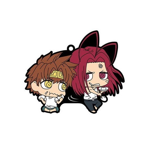 Saiyuki Reload Blast Goku and Gojyo Buddies Rubber Key Chain
