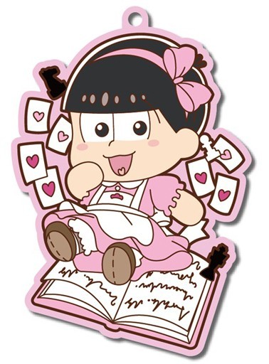 Osomatsu-San Matsuno Todomatsu Alice Ver. Rubber Phone Strap picture