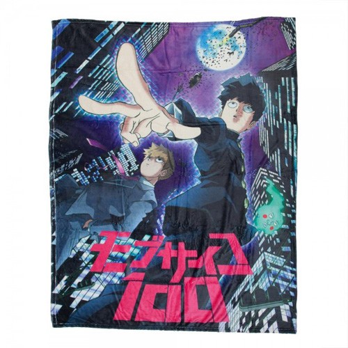 Mob Psycho Cityscape Microfiber Fleece Blanket picture