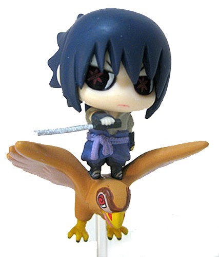 Naruto 2'' Sasuke Sharingan Petit Chara Land Kuchiyosenojyutsu Trading Figure