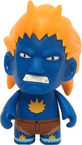 Street Fighter X Kid Robot 3'' Blanka Blue Trading Figure picture